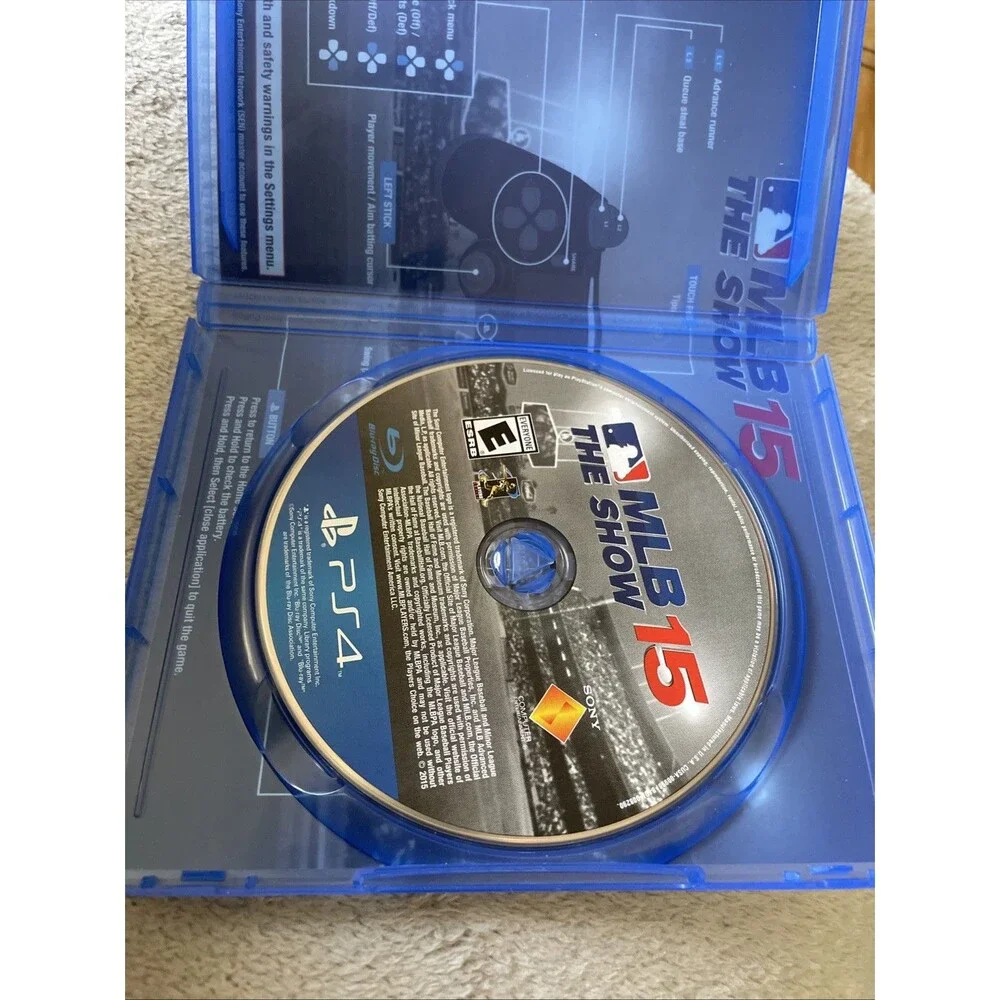 MLB 15: The Show Sony PlayStation 4 PS4 Excellent Condition
